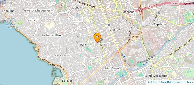 localisation de l'entreprise SCI ROMAN à MARSEILLE