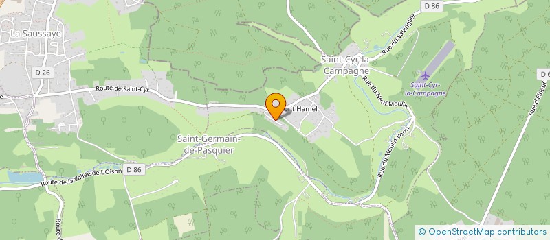 localisation de l'entreprise SCI ROMAN  SAINT-CYR-LA-CAMPAGNE