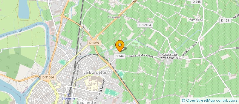 localisation de l'entreprise SCI ROMAN  LIBOURNE