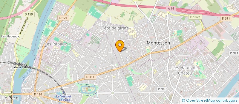 localisation de l'entreprise SCI ROMAN USA  CHATOU