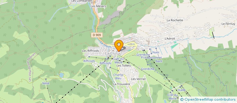 localisation de l'entreprise SCI ROMANA à LA CLUSAZ