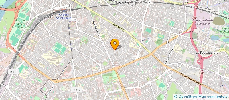 localisation de l'entreprise SCI ROMANA IV  ANGERS