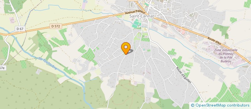 localisation de l'entreprise SCI ROMANCE  SAINT-CANNAT