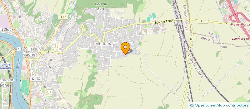 localisation de l'entreprise SCI ROMAND  MONTANAY