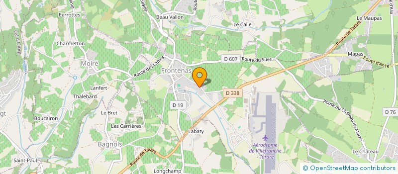 localisation de l'entreprise SCI ROMANDRE  FRONTENAS