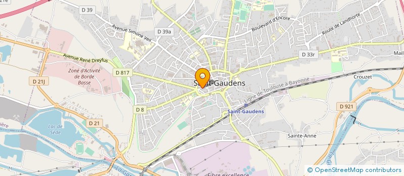 localisation de l'entreprise SCI ROMANE  SAINT-GAUDENS