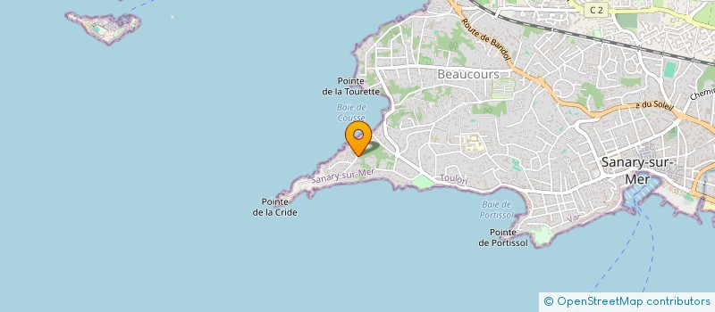 localisation de l'entreprise SCI ROMANE à SANARY-SUR-MER