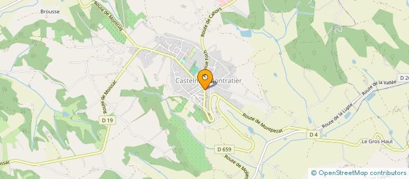 localisation de l'entreprise SCI ROMANE  CASTELNAU-MONTRATIER