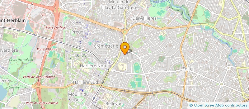 localisation de l'entreprise SCI ROMANE à NANTES