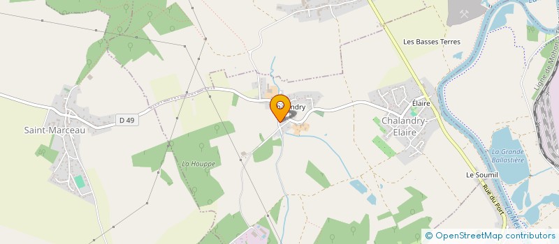 localisation de l'entreprise SCI ROMANE  CHALANDRY-ELAIRE