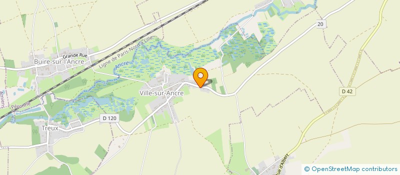 localisation de l'entreprise SCI ROMANE  VILLE-SUR-ANCRE