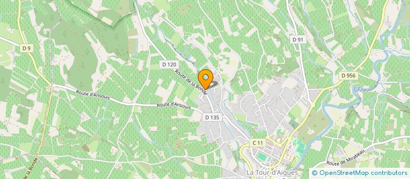 localisation de l'entreprise SCI ROMANE  LA TOUR-D'AIGUES