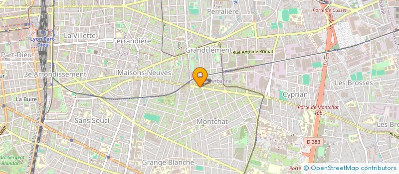 localisation de l'entreprise SCI ROMANE  LYON