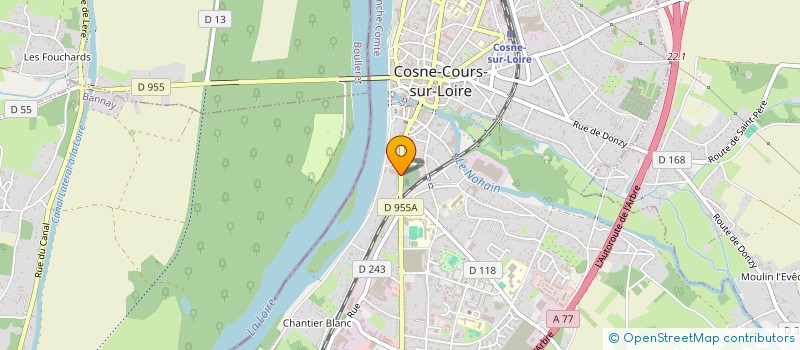 localisation de l'entreprise SCI ROMANE à COSNE-COURS-SUR-LOIRE