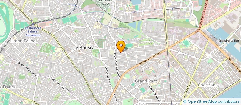 localisation de l'entreprise SCI ROMANE  LE BOUSCAT