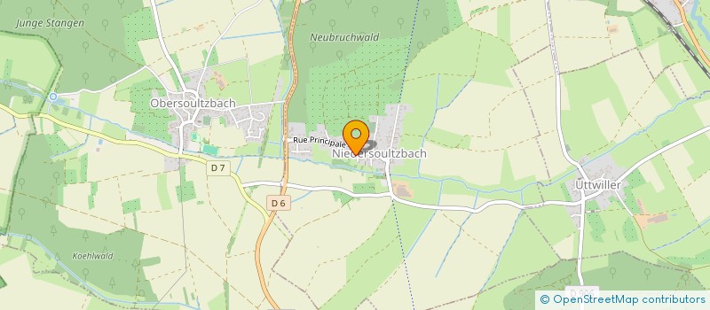 localisation de l'entreprise SCI ROMANE  NIEDERSOULTZBACH