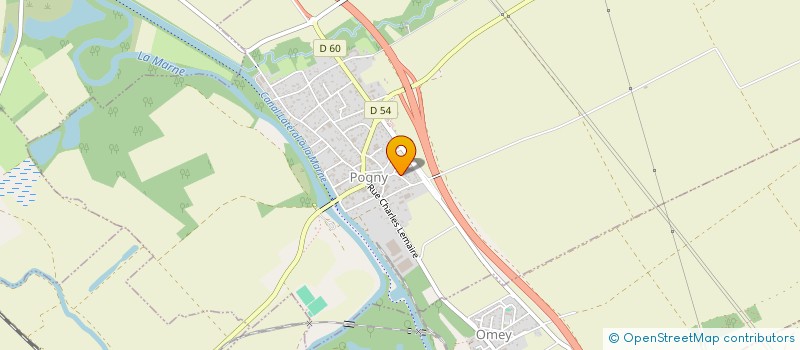 localisation de l'entreprise SCI ROMANE  POGNY