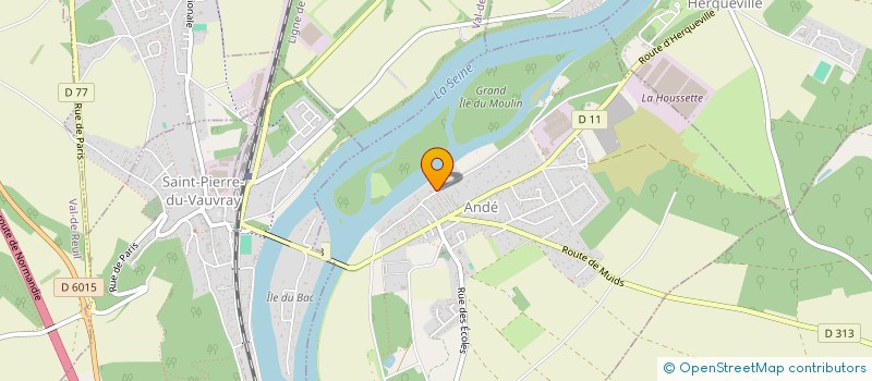 localisation de l'entreprise SCI ROMANE  ANDE