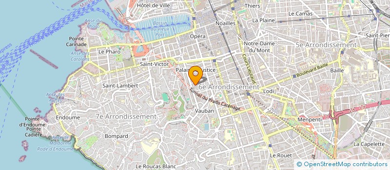 localisation de l'entreprise SCI ROMANE à MARSEILLE