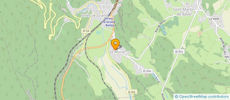 localisation de l'entreprise SCI ROMANE  VIRIEU-LE-GRAND