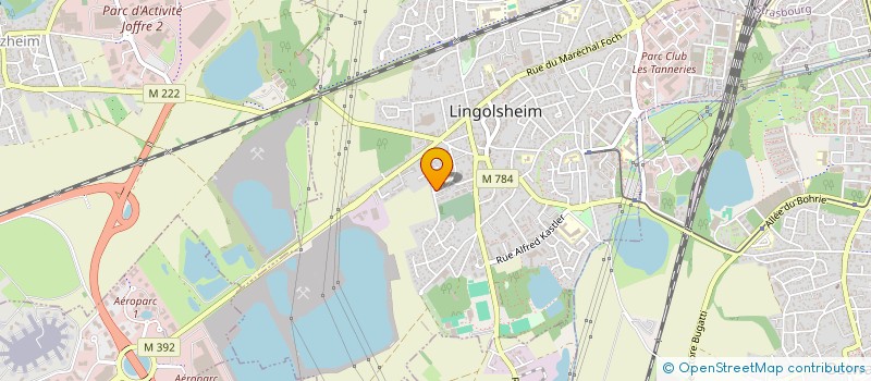 localisation de l'entreprise SCI ROMANE  LINGOLSHEIM