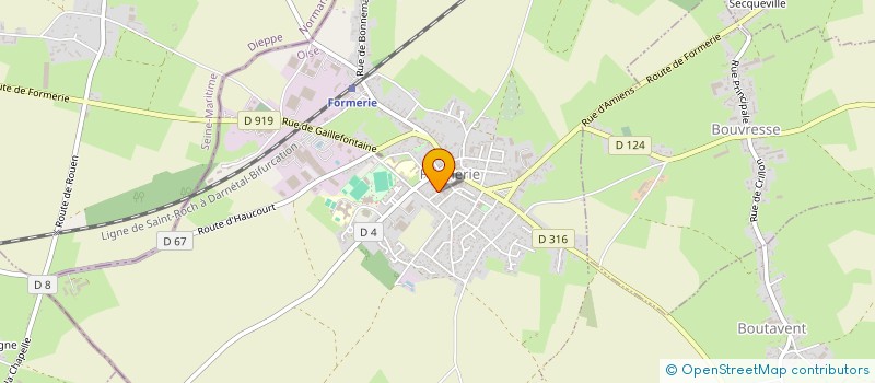 localisation de l'entreprise SCI ROMANE  FORMERIE