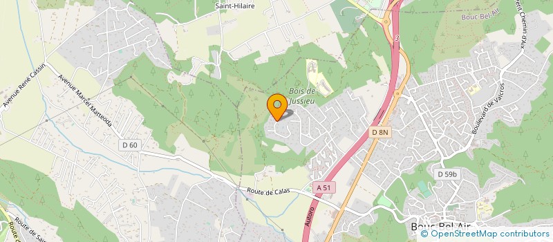 localisation de l'entreprise SCI ROMANELO à BOUC-BEL-AIR