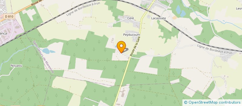 localisation de l'entreprise SCI ROMANESSA à SAINT-GEOURS-DE-MAREMNE