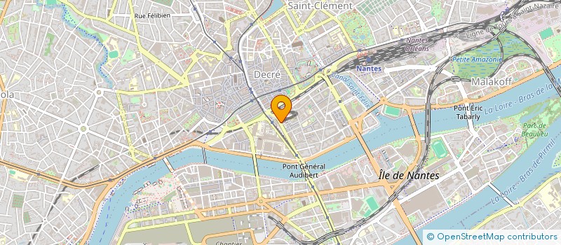 localisation de l'entreprise SCI ROMANET à NANTES