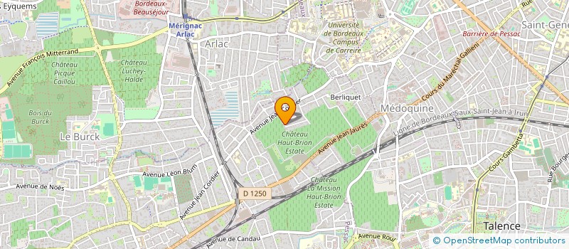 localisation de l'entreprise SCI ROMANGUI  PESSAC