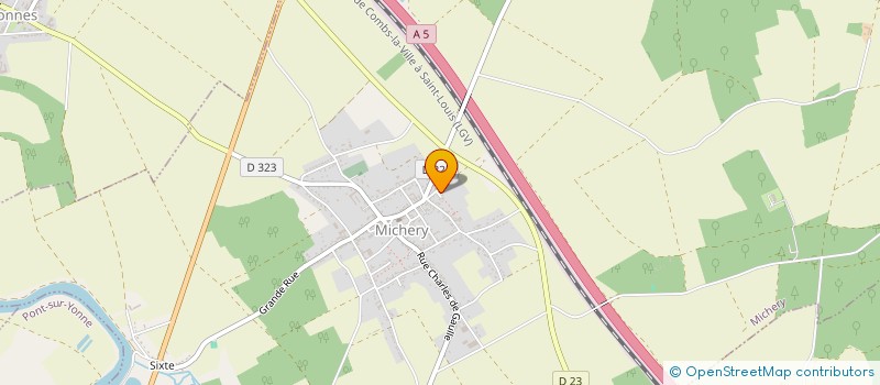 localisation de l'entreprise SCI ROMANINO  MICHERY