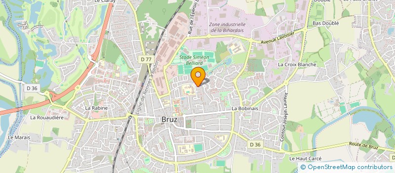 localisation de l'entreprise SCI ROMANIS  BRUZ