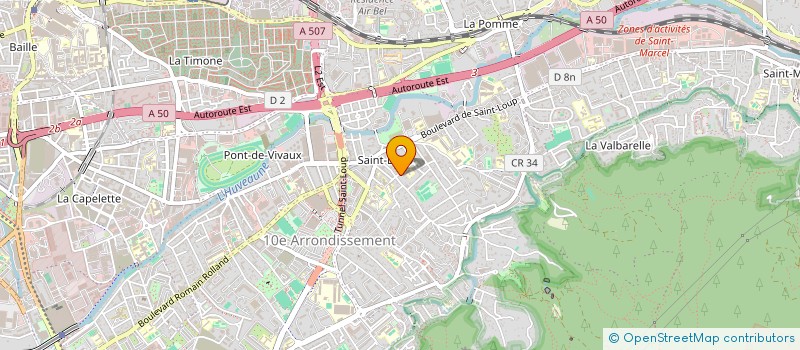 localisation de l'entreprise SCI ROMANISA à MARSEILLE