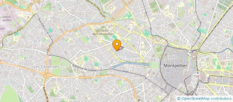 localisation de l'entreprise SCI ROMANNE à MONTPELLIER
