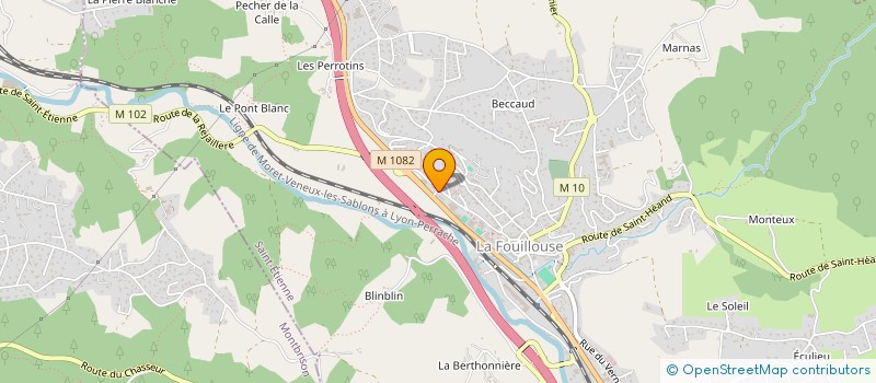 localisation de l'entreprise SCI ROMANNE  LA FOUILLOUSE