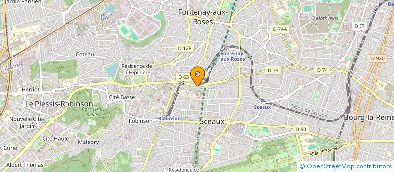 localisation de l'entreprise SCI ROMANO à FONTENAY-AUX-ROSES