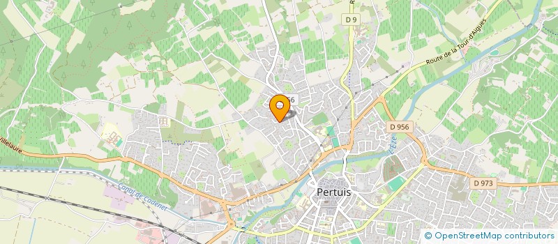 localisation de l'entreprise SCI ROMANON  PERTUIS