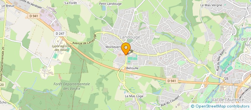 localisation de l'entreprise SCI ROMANTICA à LIMOGES