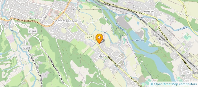 localisation de l'entreprise SCI ROMAO  UZOS