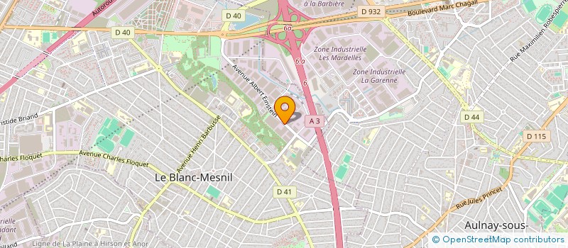 localisation de l'entreprise SCI ROMAPAX à LE BLANC-MESNIL