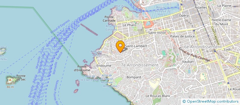 localisation de l'entreprise SCI ROMAPINIZOU à MARSEILLE