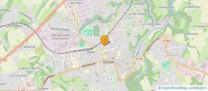 localisation de l'entreprise SCI ROMAR  DINAN