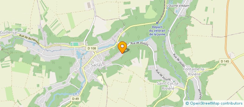 localisation de l'entreprise SCI ROMARD  SAINT-CYR-LA-RIVIERE