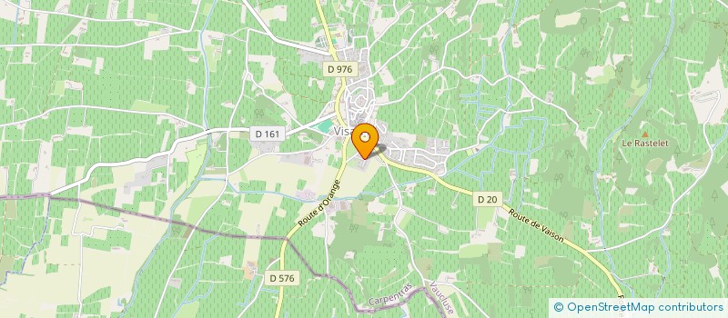 localisation de l'entreprise SCI ROMARE  VISAN