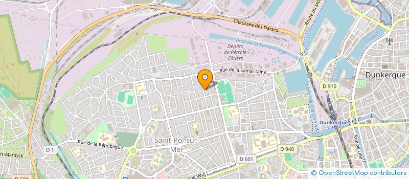 localisation de l'entreprise SCI ROMARI à DUNKERQUE