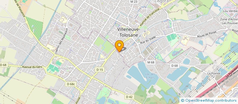 localisation de l'entreprise SCI ROMARIC à VILLENEUVE-TOLOSANE