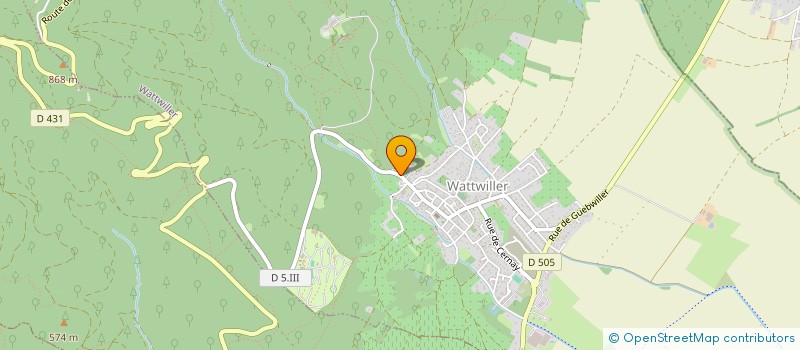 localisation de l'entreprise SCI ROMARIE  WATTWILLER