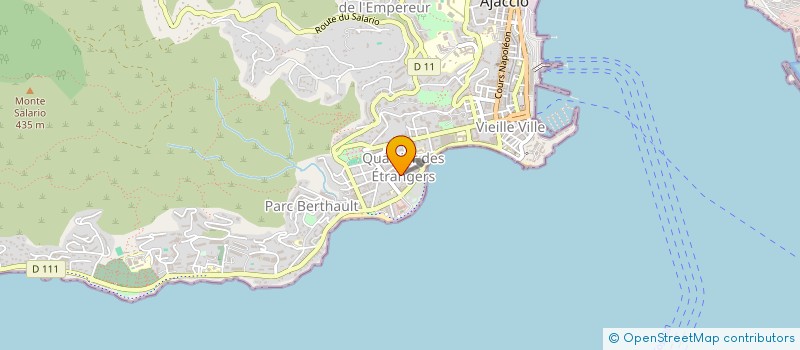 localisation de l'entreprise SCI ROMARIN à AJACCIO
