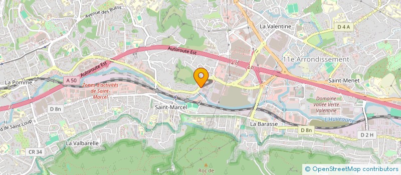 localisation de l'entreprise SCI ROMARIN à MARSEILLE