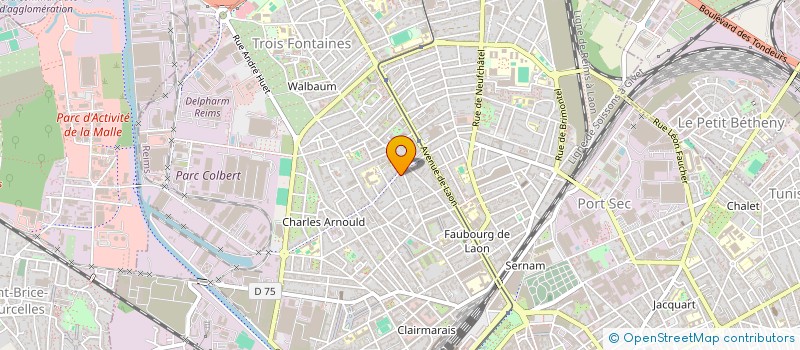 localisation de l'entreprise SCI ROMARIN  REIMS